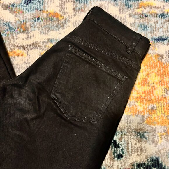 Zara • black wide leg cullotte jeans - Picture 5 of 6
